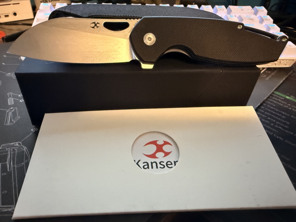 Kansept Model 6 - 3.1 inch Stonedwashed 154CM G10