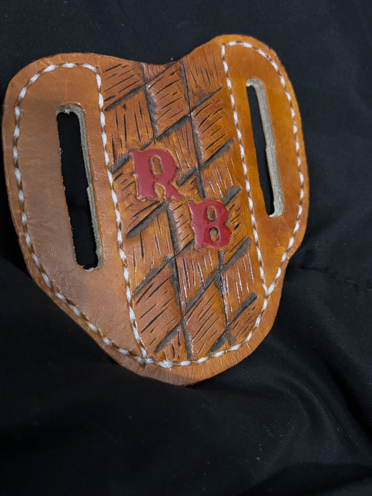 Custom Trapper knife sheaths