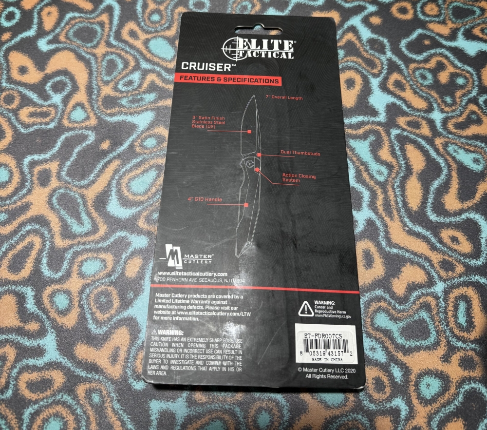 Elite Tactical - Folding Knife