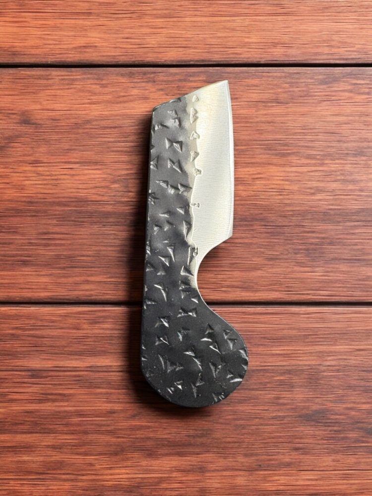 Southern Trapper's Handmade Custom Mini Pocket Razor (With Genuine Leather Sheath)