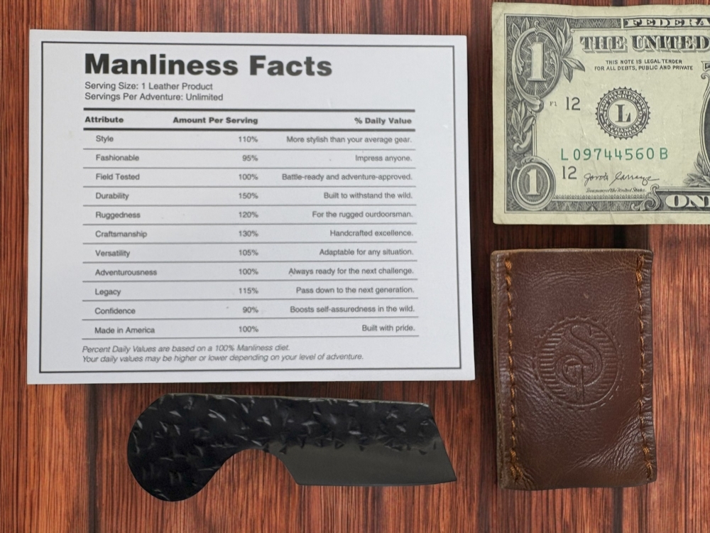 Southern Trapper's Handmade Custom Mini Pocket Razor (With Genuine Leather Sheath)