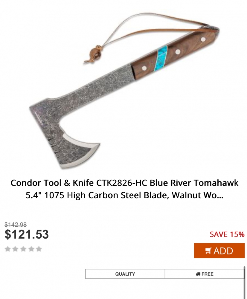 Condor Tool & Knife Blue River Set