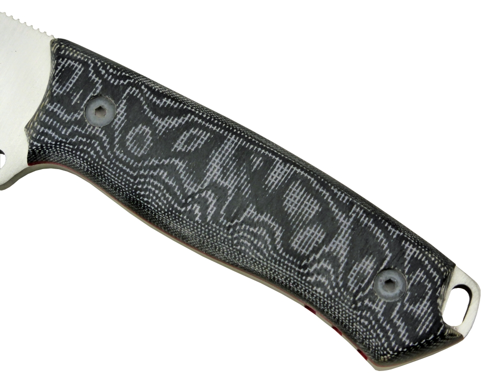 BRAND NEW J&V Adventure Knives Chacal Satin Finish with Black Micarta Handle and Black Leather Sheath