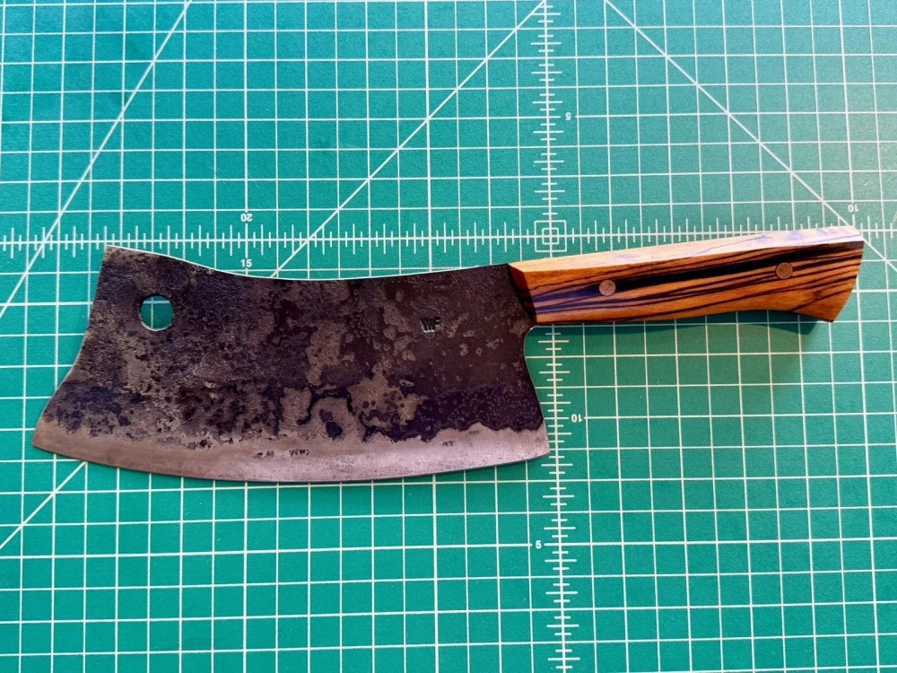 Heartwood Forge Carbon Steel Custom Cleaver Knife Will Manning 