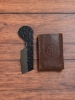 Southern Trapper's Handmade Custom Mini Pocket Razor (With Genuine Leather Sheath)