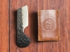 Southern Trapper's Handmade Custom Mini Pocket Razor (With Genuine Leather Sheath)