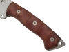 BRAND NEW J&V Adventure Knives Celtibero Satin Finish with Cocobolo Handle and Brown Leather Sheath 