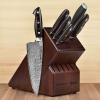 NEW In Package Kramer Stainless Damascus 7-Piece Knife Block Set- Black Matte