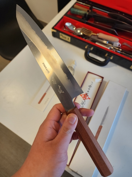 (Used) Hado Ginsan Cherry Gyuto 210mm