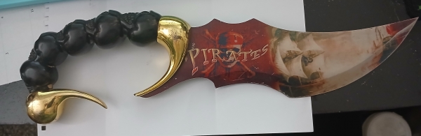 Collectable Pirates Dagger w/ Skull Handle