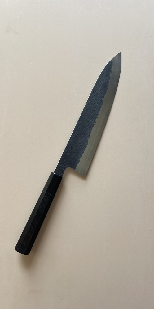 Isamitsu 240mm gyuto White #1 Stainless Clad