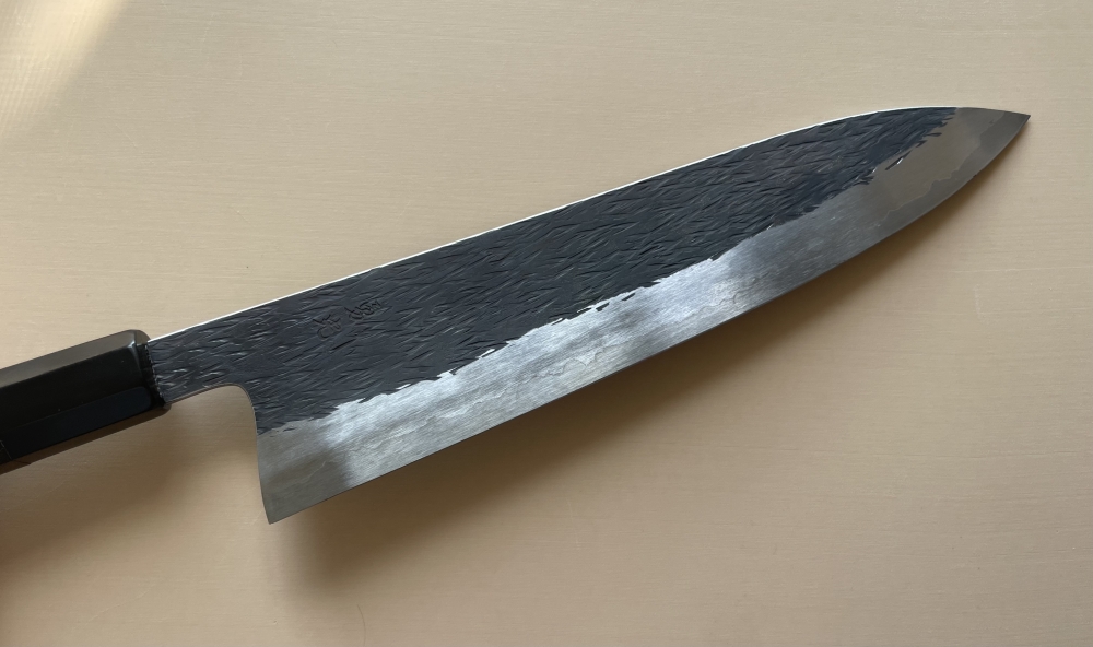 Isamitsu 240mm gyuto White #1 Stainless Clad