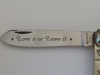 Vintage Troublesome Creek 2 blade \"God Bless America\" pocket knife 