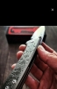 NEW! Chaves Scapegoat Relief DEEP Engraved with Viking/Runes Design - M390 Steel - EDC - Titanium scales - Extra Clip New In Box!