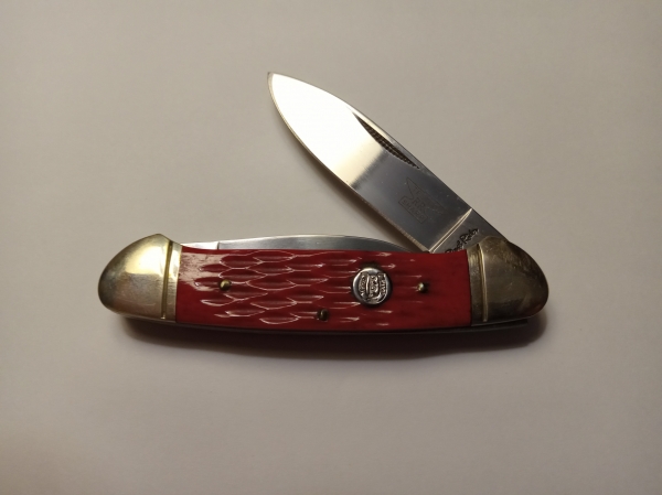 Rough Ryder Canoe Red Bone 2 Blade pocket knife 