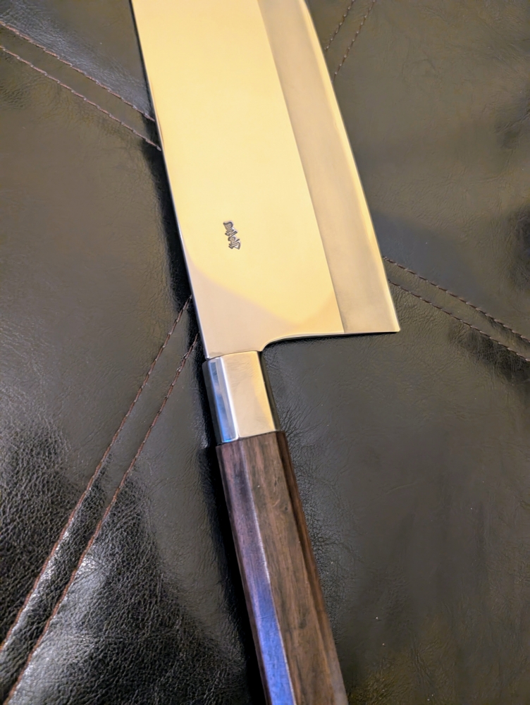 Tosa Kurotori Ginsan Chinese Cleaver Mirror