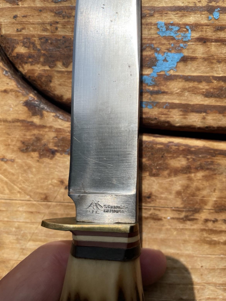 VINTAGE SOLINGEN 13909 PIC STAG HORN STAINLESS 