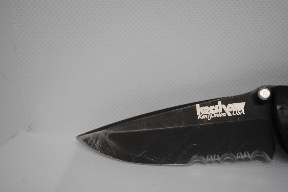 Kershaw Ken Onion USA Black Out 1550 Linear Lock Pocket Knife