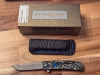 Benchmade 601-211 Gold class Tengu flipper Bi-frost 'Damasteel lightly used 