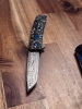 Benchmade 601-211 Gold class Tengu flipper Bi-frost 'Damasteel lightly used 