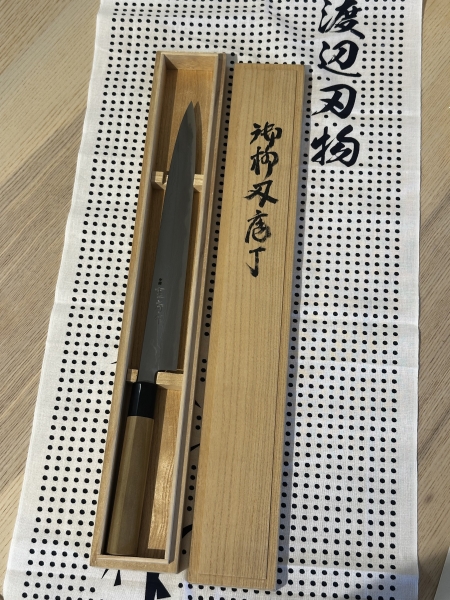 Shigefusa Kitaeji Yanagiba 300mm with Signed Kiri Box (BNIB)