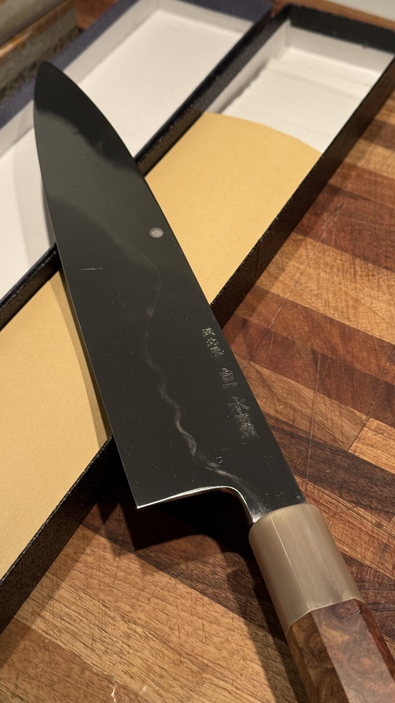 Ikeda Yoshikazu Mountain Fuji 240 Gyuto Mizu Honyaki
