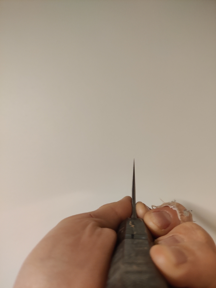 Yoshikane SKD Nashiji 240 Gyuto Extra Height