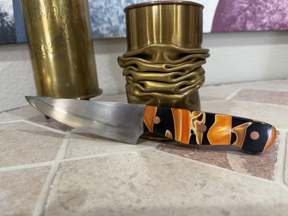 Hand Made Carbon Steel Full Tang Fixed Blade Knife