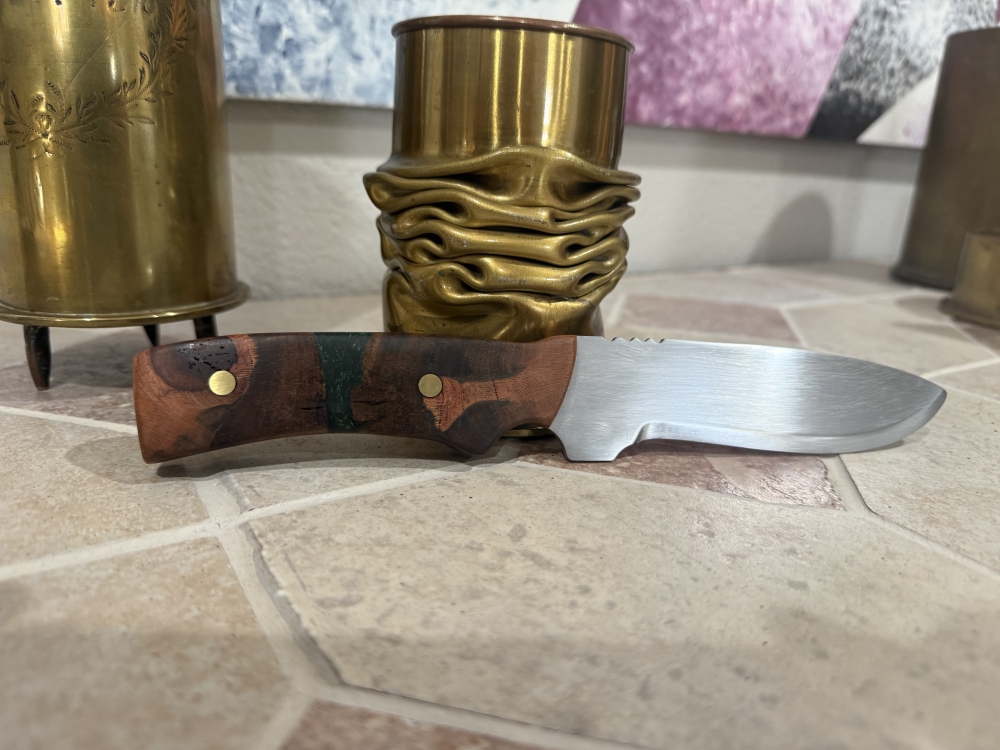 Hand Made Carbon Steel Full Tang Fixed Blade Hunting Knife Large Heavy Duty
