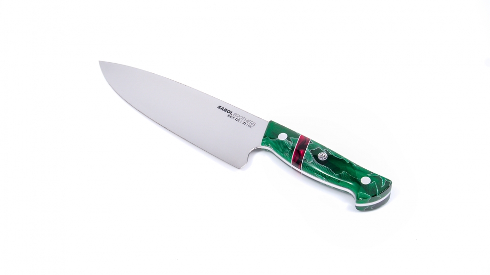 SABOL BROTHERS CPM REX 121 8 inch Chef's Knife