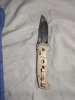 BENCHMADE D2 TACTICAL FOLDING KNIFE SIBERT DESIGN BLACK BLADE, USED.