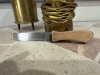 Hand Made Carbon Steel Hidden Tang Camping Utility Knife Made from a File