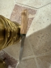 Hand Made Carbon Steel Hidden Tang Camping Utility Knife Made from a File