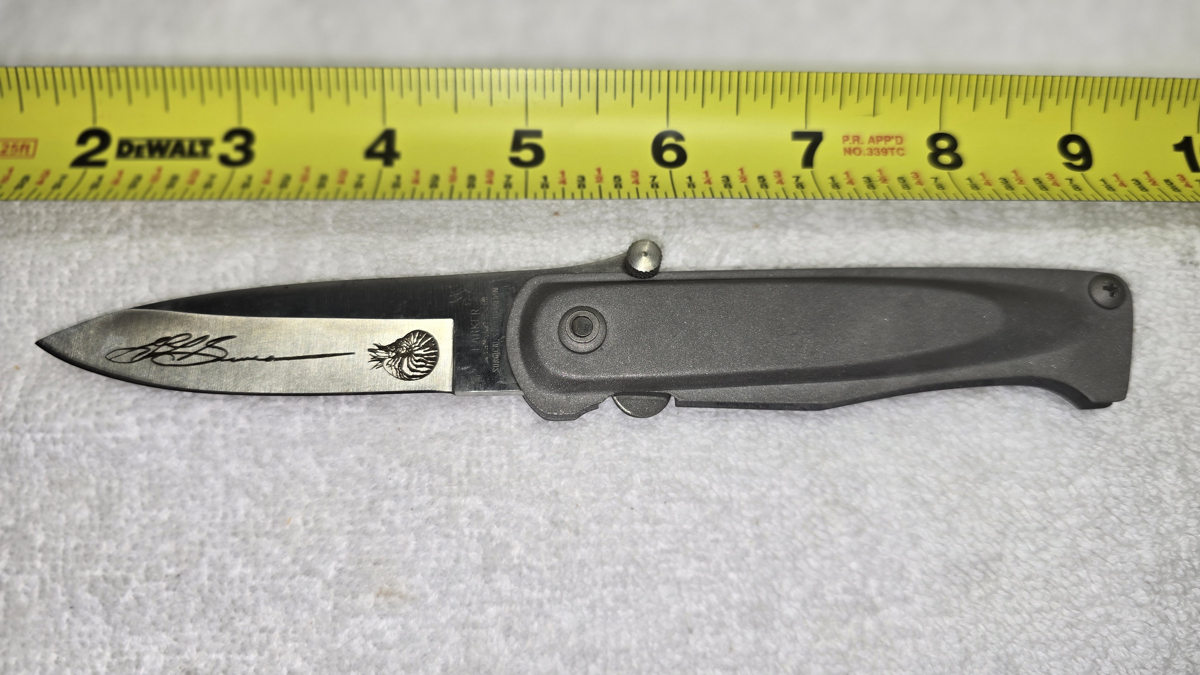 Parker Bench Made by Tak Fukuta Folding Pocket Knife Parker Bench Made by Tak Fukuta Folding Pocket Knife