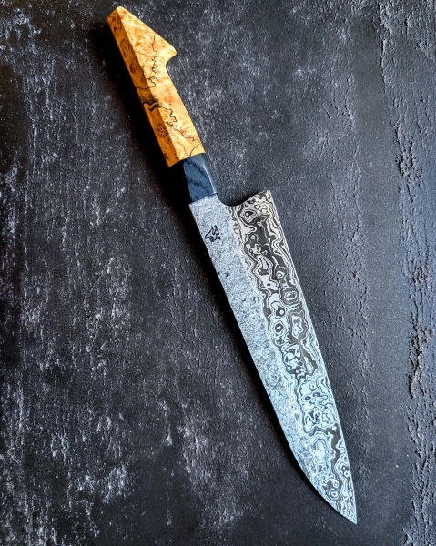 Lew Griffin Damascus S Grind Gyuto