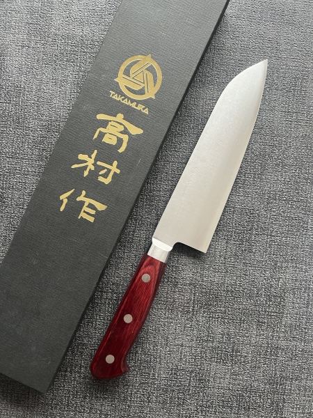 Takamura Hamono Santoku 170mm SG2 