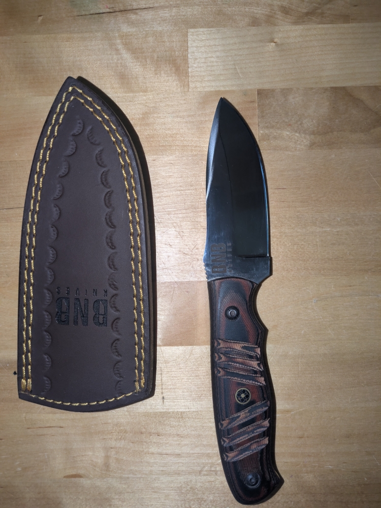 Bench made mountain Skinner, BNB Knifes Mamba hunter, ESEE IBS Izula Signature