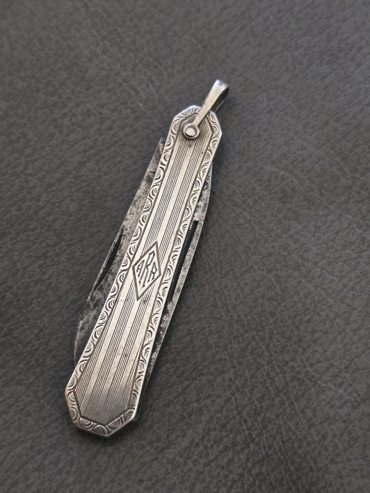 Vintage Sterling Silver Fruit Knife 