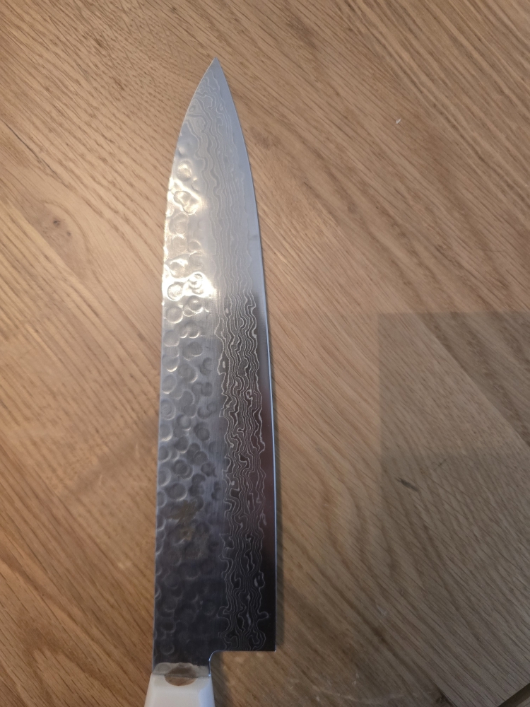 Sakai Takayuki antler handle knife 45 Layer damascus