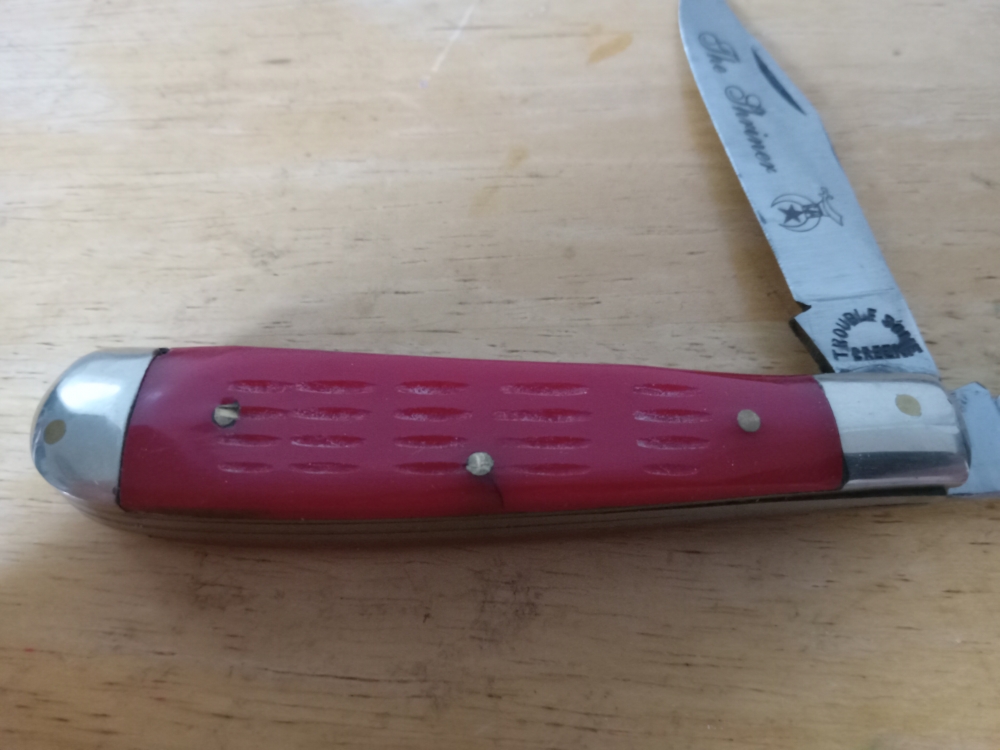 Troublesome Creek \"Shriners\" 2 blade folding knife 