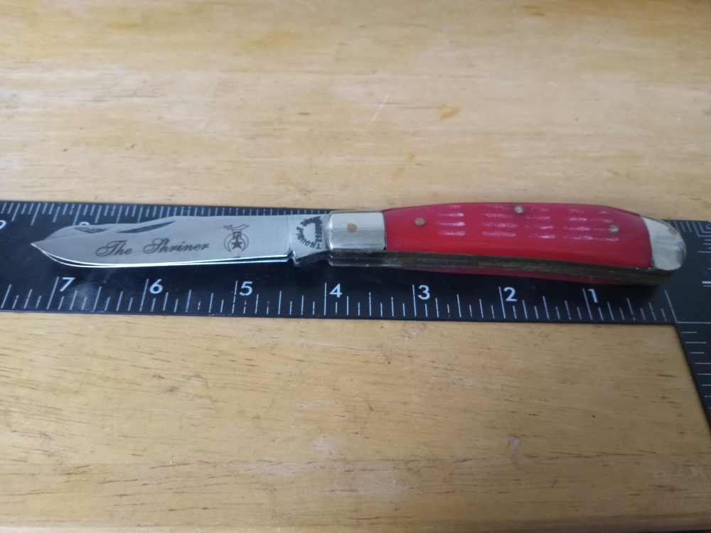 Troublesome Creek \"Shriners\" 2 blade folding knife 