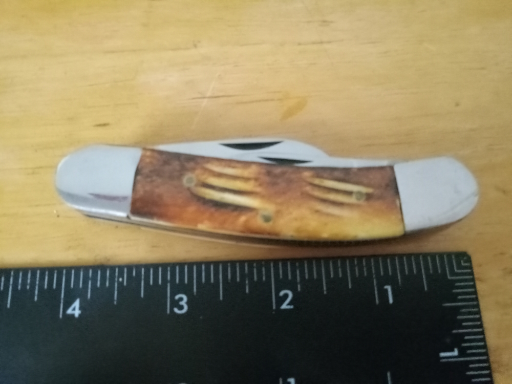 Wild Turkey Hand Made 3 Blade Knife Pakistan 