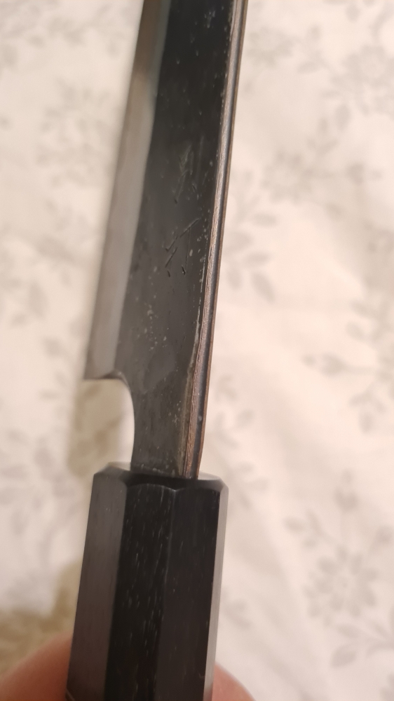 Hatsukokoro Yorokobi kiritsuke 210mm custom handle