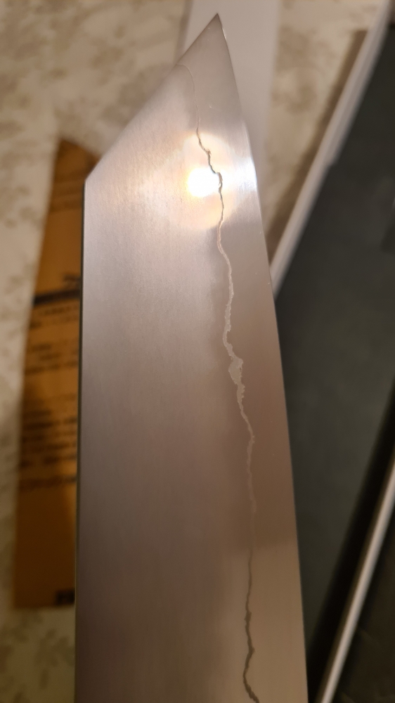Tetsujin Hamono Ginsan 240 kasumi Kiritsuke 