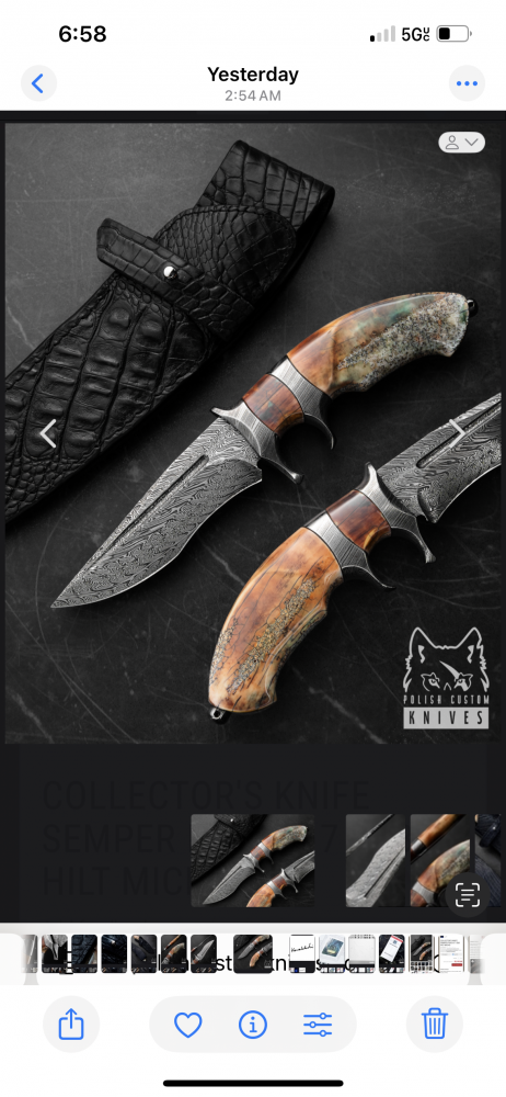Collectors knife SEMPER - FIDIULS - 7 SUB HILT MICHO