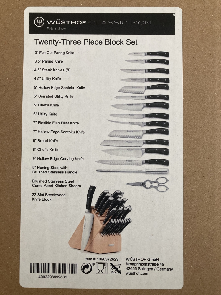 Wusthof 23 piece block set brand new
