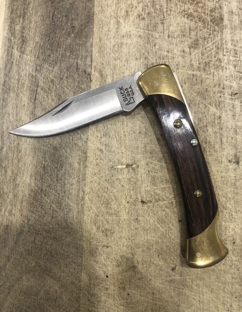 Buck USA mint in box 055 mini folding hunter lockback 2006 knife
