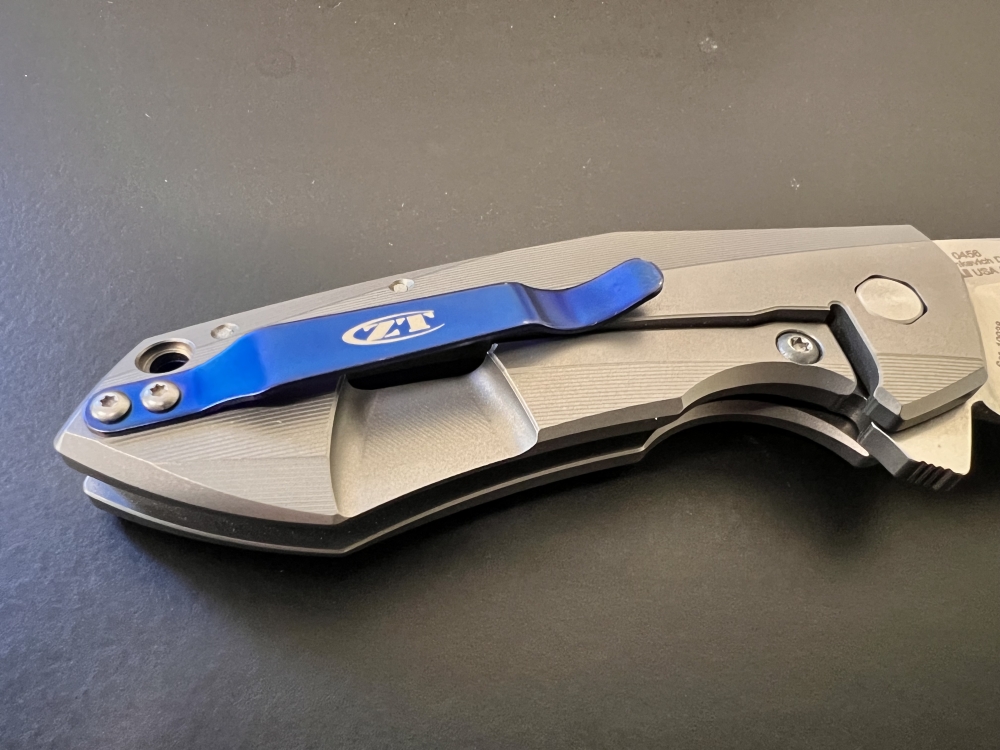 Zero Tolerance 0456 Sinkevich 20CV Titanium Flipper 2Tone