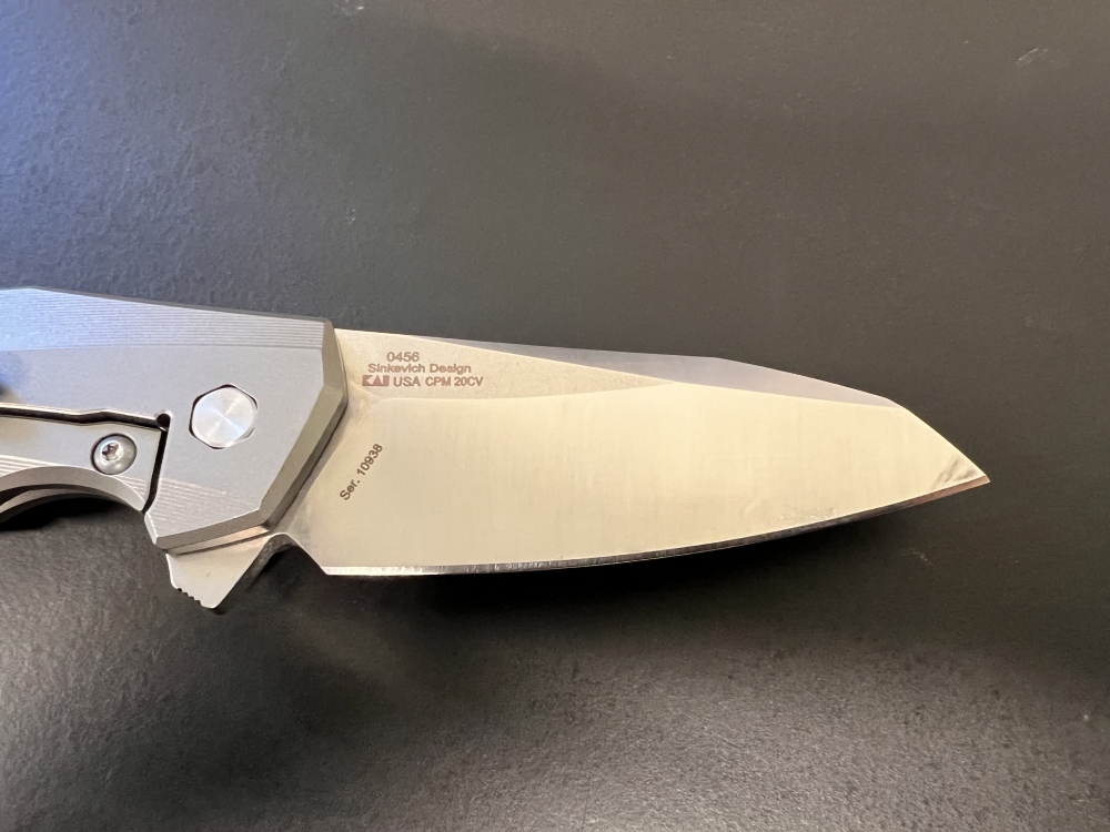 Zero Tolerance 0456 Sinkevich 20CV Titanium Flipper 2Tone