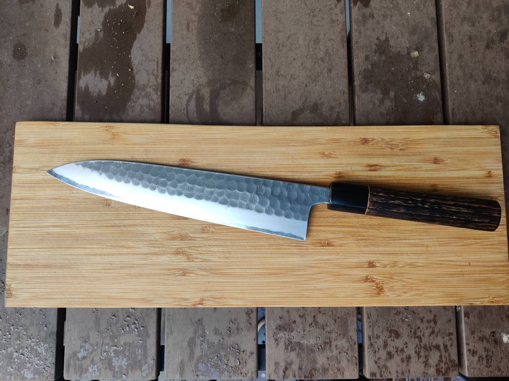 Wakui Tsuchime Shirogami 2 240 gyuto